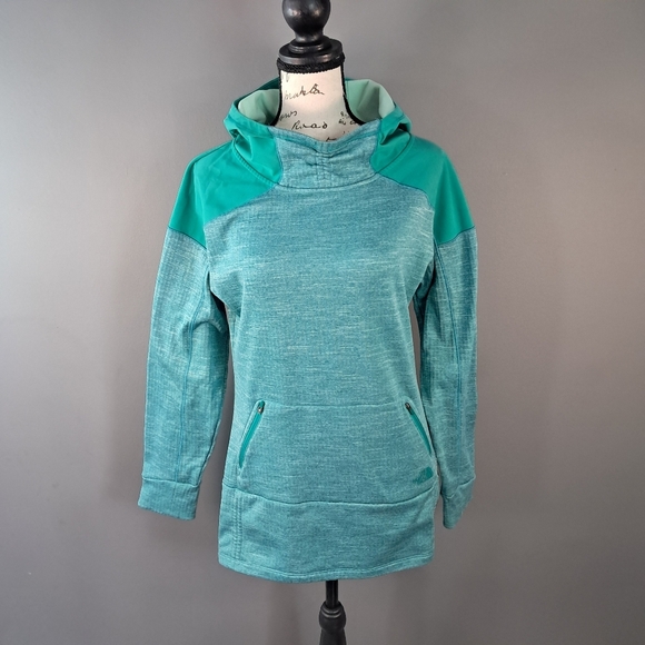 The North Face Women’s Mountain Athletics Teal Dynamix Hoodie Size Small - Picture 1 of 12